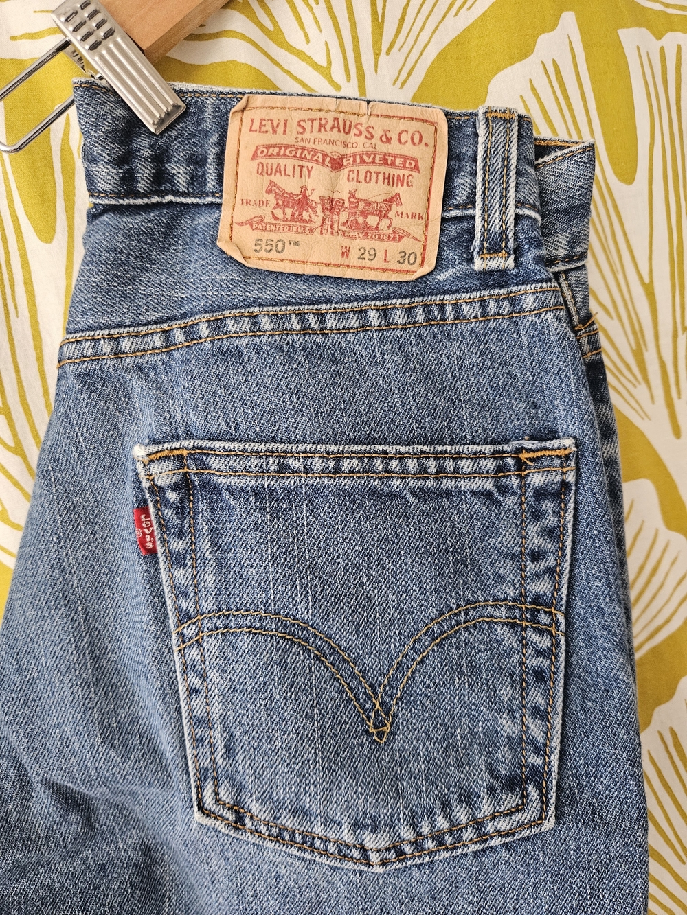 Levi's 550 Denim Jeans Relaxed Fit